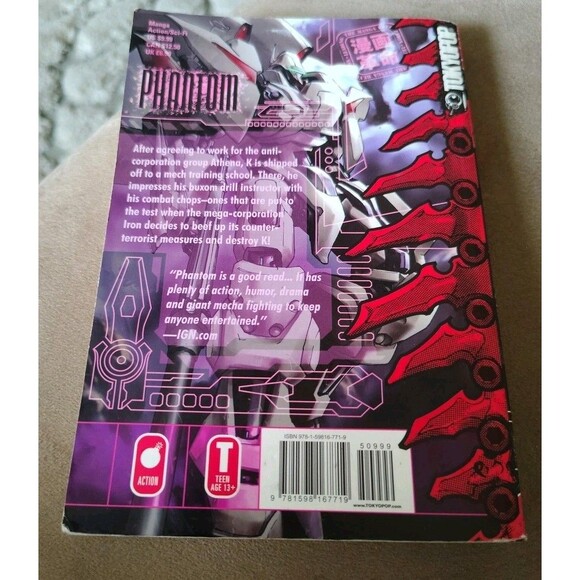 Phantom #2 (Tokyopop) Paperback Book 2004 - Picture 2 of 2